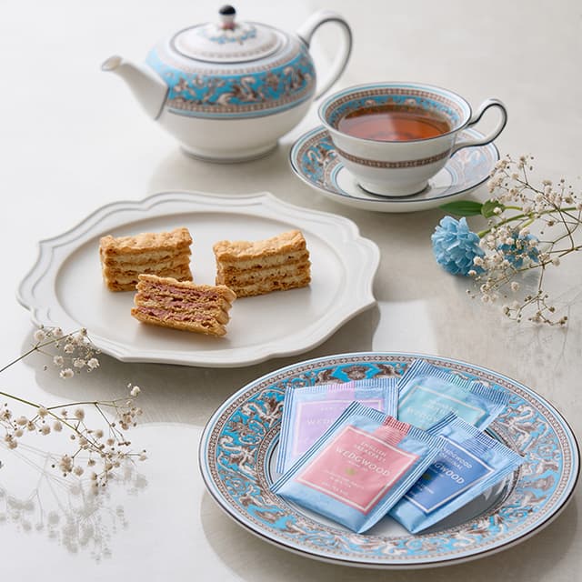 ミルフイユ＆ウェッジウッドティーバッグセット１６個