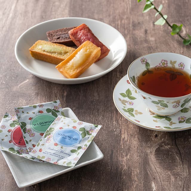 フィナンシェ＆ウェッジウッド　ワイルドストロベリーティーバッグアソート　９個