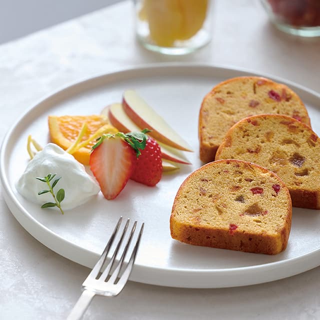 望月シェフ×ホシフルーツ　７種のフルーツが詰まった「デザートパウンドケーキ」４個