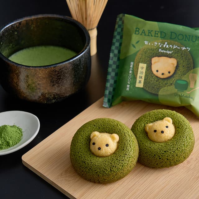 ちいさな森のドーナツ　くま宇治抹茶