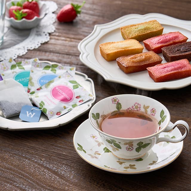 フィナンシェ＆ウェッジウッド　ワイルド　ストロベリーティーバッグアソート　１４個