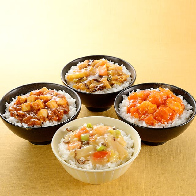大龍　ミニ丼の具４種セット